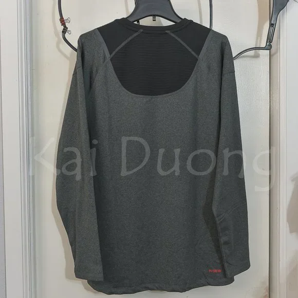 Spyder men active long sleeve Performance tee GRAY - Picture 3 of 6